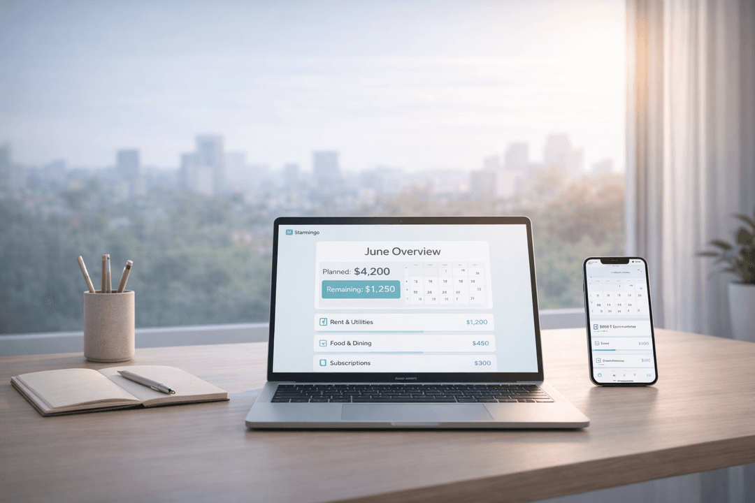 Starmingo dashboard preview